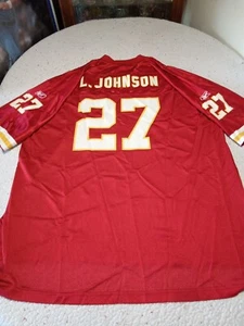 Kansas City Chiefs Jersey NFL Larry Johnson Reebok On Field Football Men’s 2XL - Picture 1 of 16