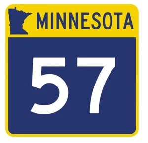 Minnesota State Highway 57 Aufkleber Sticker R4747 Highway Route Schild  - Bild 1 von 1