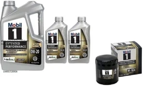 Mobil1 M1-102A Engine Oil Filter & 7 Quarts Mobil1 E/P 0W20 Full Syn. Motor Oil - Picture 1 of 1