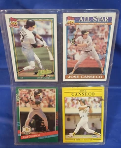 JOSE CANSECO BASEBALL CARD LOT of 4 - Picture 1 of 3