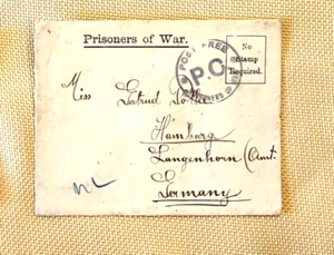 WK1 Deutsche Postgeschichte Kriegsgefangener in Schottland nach Deutschland - Bild 1 von 2