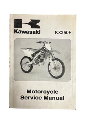 2006 Kawasaki KX250F KX250T6F Service Manual PN 99924-1354-01 Foto 1 de 2