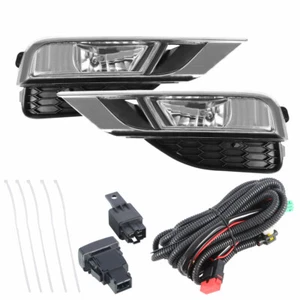 Conjunto de luces antiniebla transparentes para parachoques izquierdo + derecho con cable + interruptor para Honda CRV 15-16 - Imagen 1 de 7