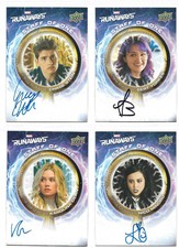 Marvels Runaways  -  Autograph & Sketch Card Selection NM Upper Deck 2020