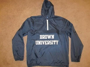Vintage Brown University NCAA Champion Windbreaker Jacket Sz L - Picture 1 of 4