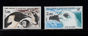 FSAT TAAF Antarktis-Explorer 1985 Kaiserpinguine, verschneiter Petrel 114-115 postfrisch - Bild 1 von 1