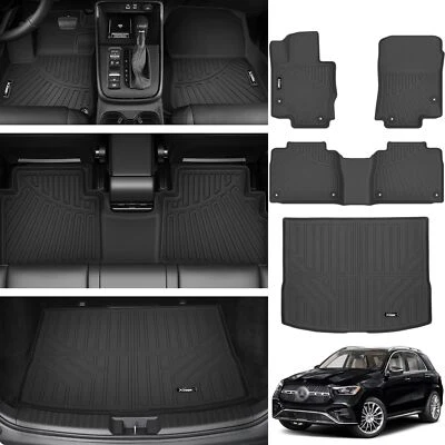 Floor Mats for 2020-2024 2025 Mercedes Benz GLE/GLE350/GLE450/GLE508 with Car... - Image 1 of 4