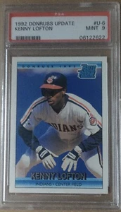 1992 donruss update kenny lofton psa 9 - Bild 1 von 2