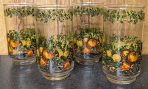 Vintage Libby 5" Gewürz des Lebens Gläser 4 Stück Pilz Bonne Sante - Bild 1 von 9