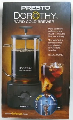 Presto Dorothy(TM) Rapid Cold Brewer - New - Sealed in Box - Image 1 of 4