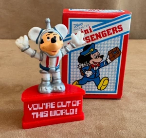 You're Out of this World Mini Messengers Mickey Mouse figurine 3" astronaut 1980 - Picture 1 of 7