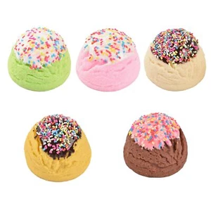 Artificial Ice Cream Scoops Balls 5pcs Faux Ice Cream Balls Simulation Cake F... - Picture 1 of 6