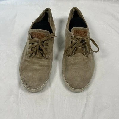 Zapatilla deportiva HUF Worldwide Sutter. Gamuza tostada para hombre talla 9,5. Foto 1 de 4