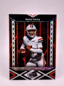 Noah Fifita RC 2/10 ORANGE SHIMMER 2024 Leaf Press Pass NCAA Arizona Wildcats - Picture 1 of 2