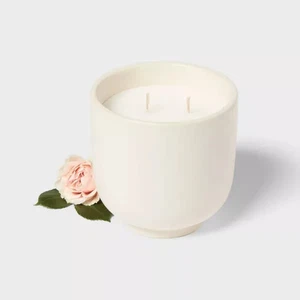 2-Wick Ceramic Jar Candle Peony & Freesia 13.5oz - Room Essentials™ - Picture 1 of 3