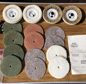 KENMORE HEAVY DUTY THE CLEANING MACHINE BRUSHES & PADS  FLOOR SCRUBBER BUFFER - Picture 1 of 9