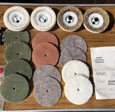 KENMORE HEAVY DUTY THE CLEANING MACHINE BRUSHES & PADS  FLOOR SCRUBBER BUFFER - Image 1 of 4