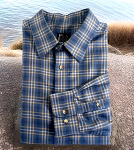 Jos A. Camicia uomo collezione Bank Traveler grande grigia a quadri manica lunga - Foto 1 di 9