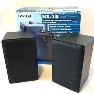 NXG Technology Lautsprecher NX-1B 4" 3-Wege Indoor/Outdoor System Tieftöner getestet sehr guter Zustand - Bild 1 von 12