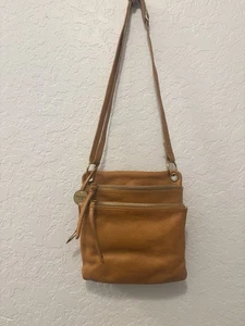 Margot New York Crossbody Shoulder Bag Purse Brown Genuine Leather - Picture 1 of 6