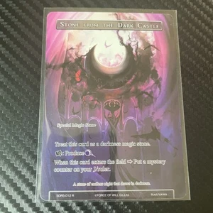 STONE FROM THE DARK CASTLE FOIL - SDR5-012 - NM - FORCE OF WILL TCG - Picture 1 of 2