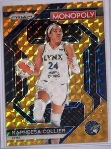Napheesa Collier 2024 WNBA Monopoly Prizm #WNBA9 Gold Prizms /49 Minnesota Lynx - Bild 1 von 6