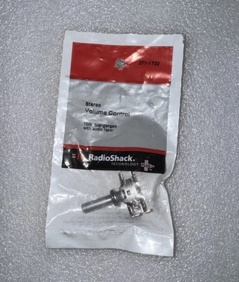 Radio Shack Stereo Volume Control 100K Ohm Audio-Taper Dual-Ganged, 271-1732. - Image 1 of 4