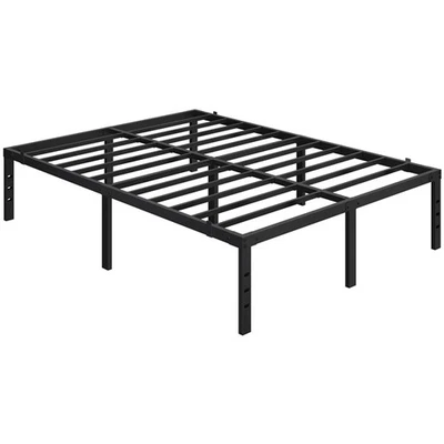 Metallbett ohne Kopf & Fußteil Bettgestell mit Lattenrost Viel Stauraum wie Neu - Bild 1 von 4