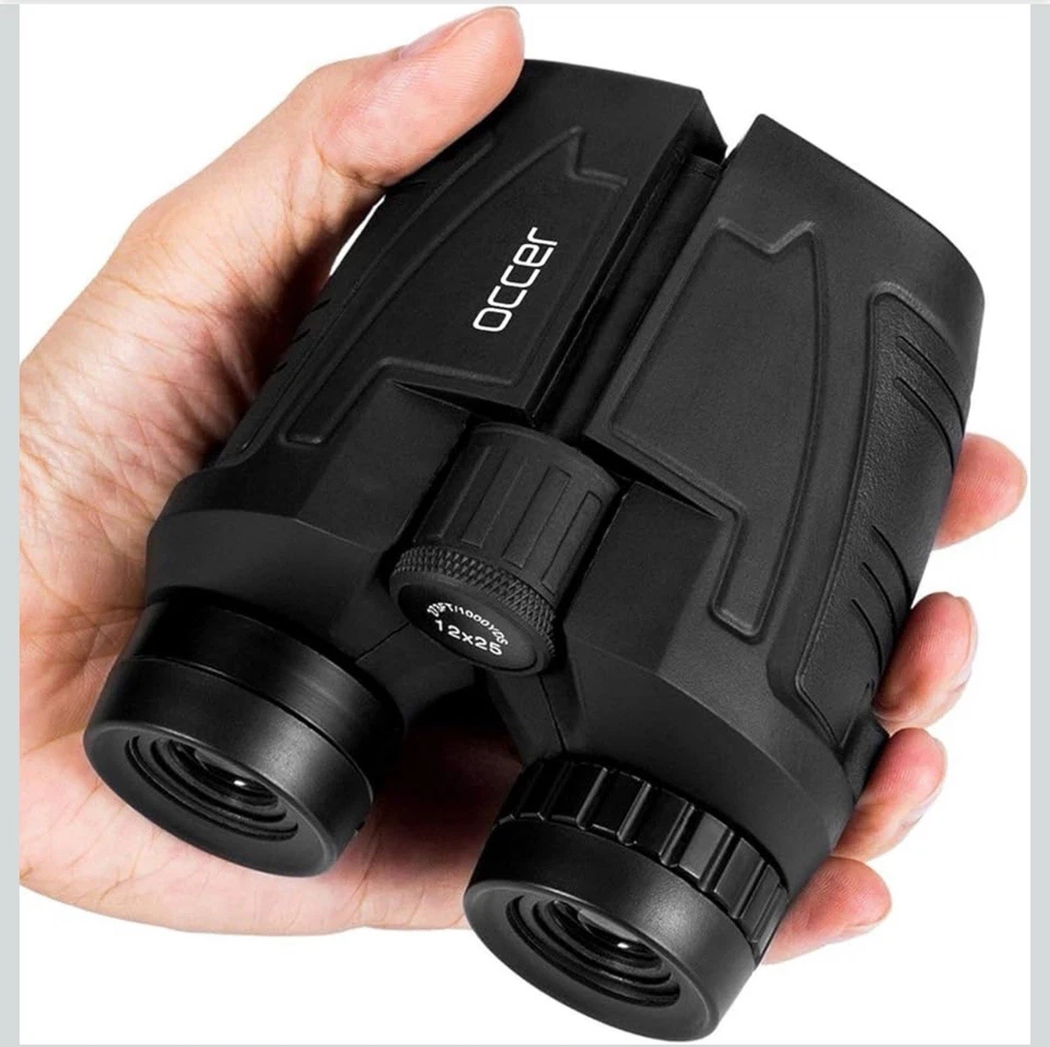 Occer 12x25 Compact Binoculars for Adults and Kids, Large Eyepiece...  - Image 1 of 4