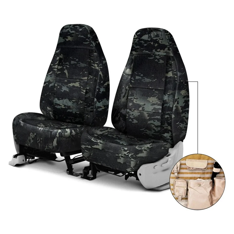 For Saturn SL1 96-02 Multicam 1st Row Tactical Camo Black Custom Seat Covers Foto 1 de 4