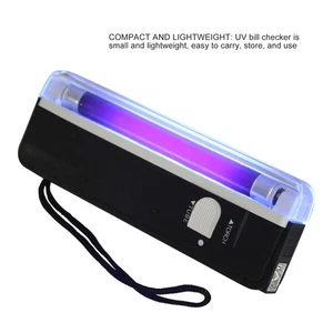 UV Money Checker Light Bill Tester Handheld Counterfeit Detector Equipment - Picture 1 of 12