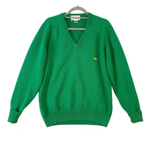 Suéter De Colección Slazenger Masters Para Hombres XL Verde Augusta National Golf Shop Abuelo - Imagen 1 de 7