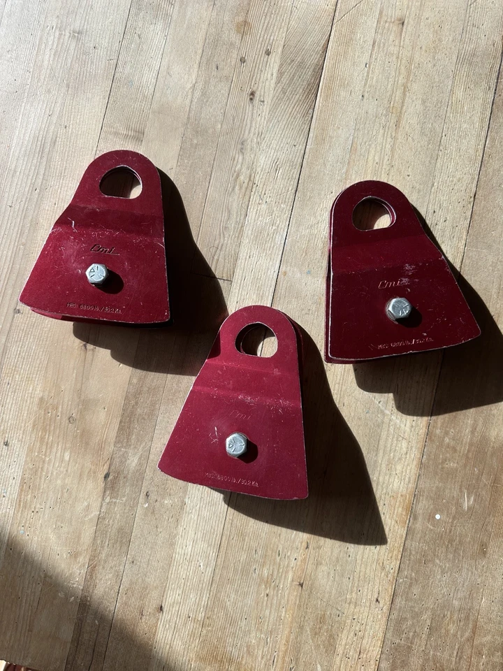 Lote de 3 poleas CMI 1/2" prusic minding.   Polea de buje de aluminio Foto 1 de 4