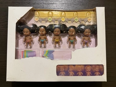 1990 Vintage TYCO PLAYFUL QUINTS Dolls Packaging Sample Prototype TYCO Employee! - Image 1 of 4