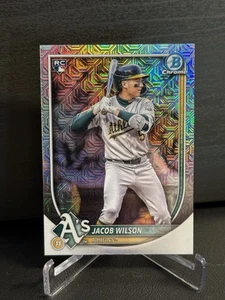 Mega caja Bowman Chrome 2025-Jacob Wilson #1 Mojo Refractor RC, atletismo - Imagen 1 de 2
