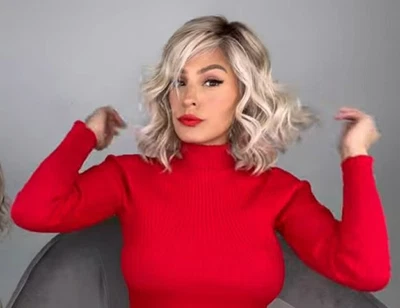 Editors Pick Raquel Welch Ave Lace Front Mono Heat Friendly RL 19/23SS BISCUIT - Image 1 of 4