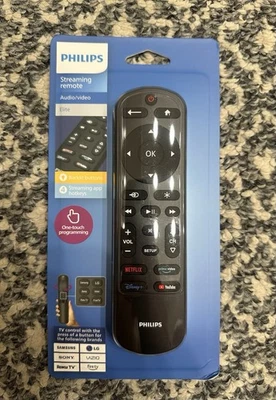 Philips One-Touch Programming Streaming Replacement Remote. - Image 1 of 2