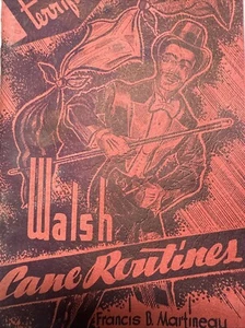 Vintage Walsh CANE ROUTINES Francis Martineau Magic Act Book 1945 - Picture 1 of 11