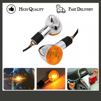 2x Señales de giro para motocicleta aptas para Kawasaki Vulcan VN 800 900 1500 1600 1700 00 Foto 1 de 4