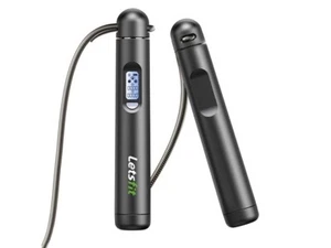 Letsfit JR02 Smart Jump Rope Clear LCD App Supported Long Battery Life PINK - Picture 1 of 1