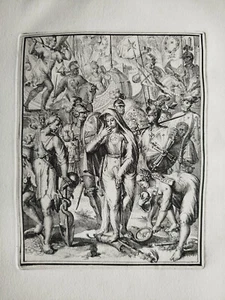 On crusaders and rel. orders # Original Print R. de Hooghe Hieroglyphica # 1735 - Picture 1 of 2