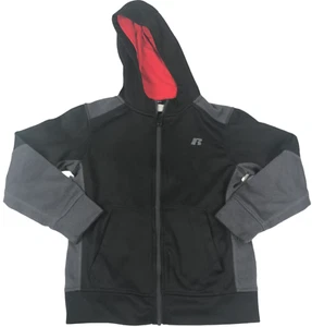 Russell Athletic Performance Full-Zip Hoodie Black Youth (Size: S) - Picture 1 of 2