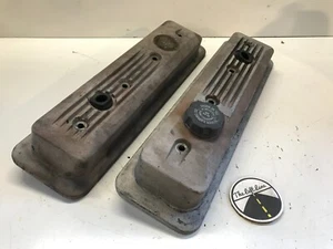 88-91 Corvette C4 5.7 L98 V-8 Magnesium Valve Covers Set Oil Cap OEM - Picture 1 of 8