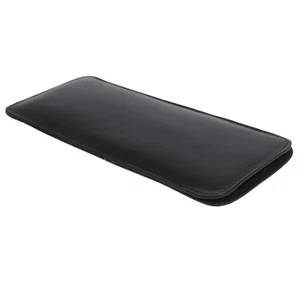 Brillenetui Echtleder Stecketui Meriva Etui aus Rindsleder Brillentasche Schwarz - Bild 1 von 9