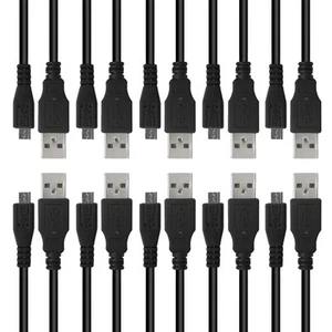 10 Pack Micro USB Cable Quick Charging Cord For Android Samsung Galaxy S7 Note 4 - Photo 1 sur 6