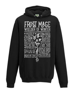 Con capucha World of Warcraft/RPG FROST MAGE inspirada en RPG - Unisex/Hombres/Damas - Imagen 1 de 1