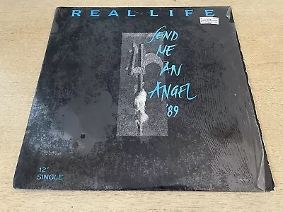 Real Life - Send Me An Angel '89 - 12" Maxi Single Vinyl - New Wave - VG+/VG+ - Image 1 of 4
