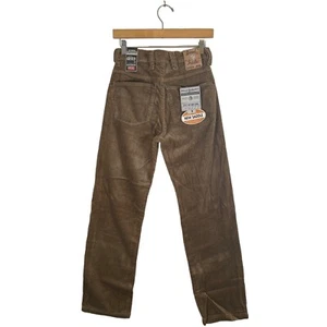 RARO 90s DIESEL Sillín Plateado Para Hombres Talla 26 Tostado Cordón Graso Jean Nuevo de Lote Antiguo con Etiquetas Italia - Imagen 1 de 16