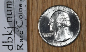 1960 (P) Washington Quarter Silver 25¢ - BU - Brilliant Uncirculated - Picture 1 of 3