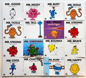 Mr. Men Book Set By Roger Hargreaves (x16 Story Books Bulk Bundle) - Picture 1 of 4